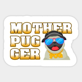 'Pug Mom' Creative Pet Dog Gift Sticker